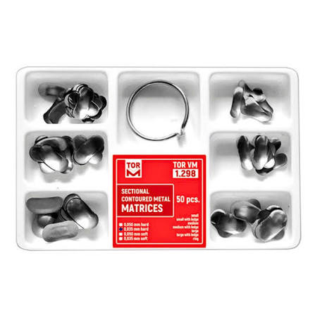 TOR-VM Sectional Contoured Metal Matrices Set OF 50 PCS