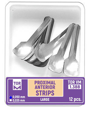 TOR-VM Proximal Anterior Metal Strips Medium 12 pcs
