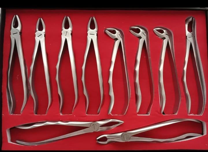 Extracting Forceps Anatomical Handle